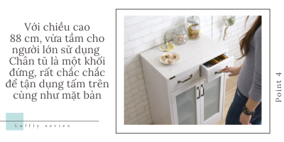 Tủ bếp Luffly Japan 9060GH