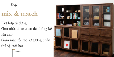 Kệ sách Neflas Japan 80120OP