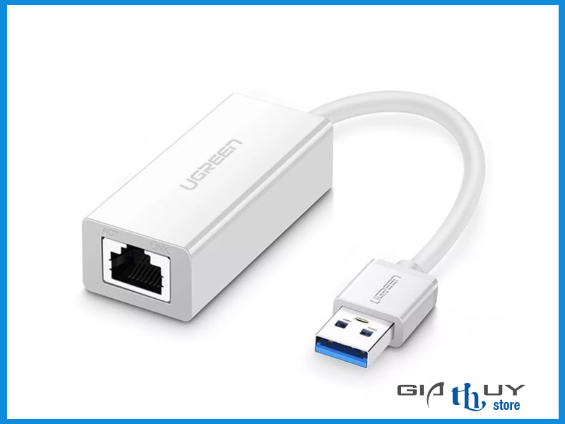 Cáp chuyển USB 3.0 to Lan Ugreen 20255 chính hãng giá rẻ.