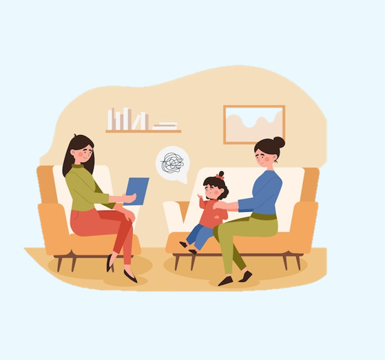 Phụ huynh với trung tâm