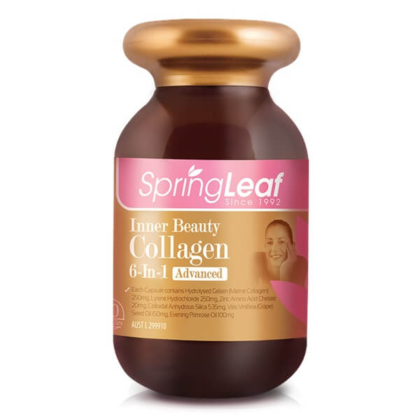 Viên uống Collagen Úc Spring Leaf  6 in 1 Inner Beauty Advanced