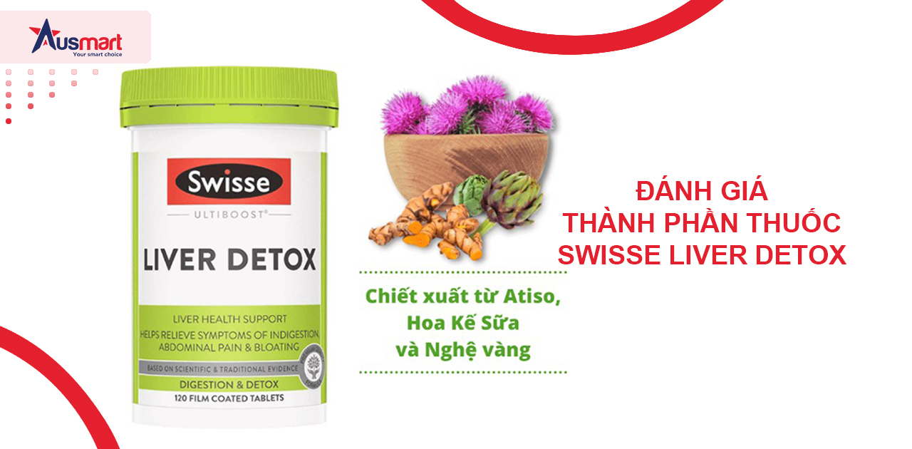Đánh giá thành phần thuốc Swisse Liver Detox