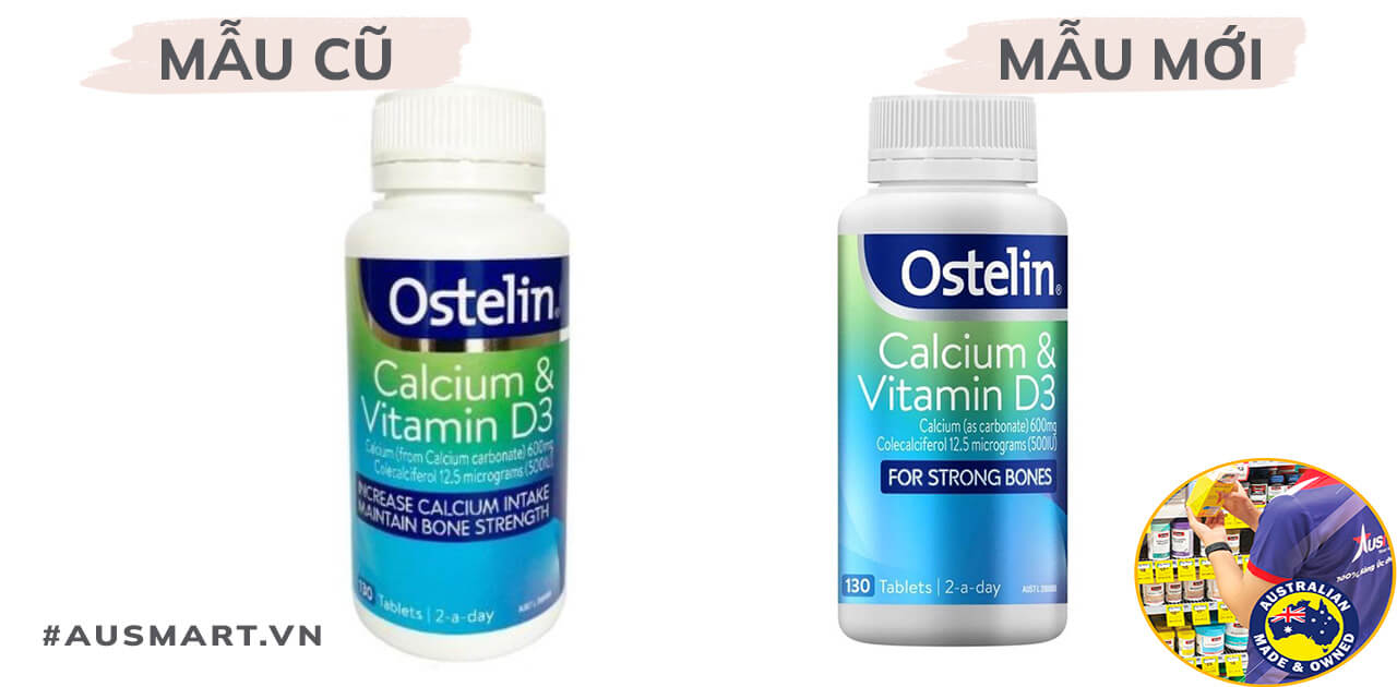 Hình ảnh viên uống Ostelin Calcium & Vitamin D3 cho bà bầu [mẫu mới nhất 2024]