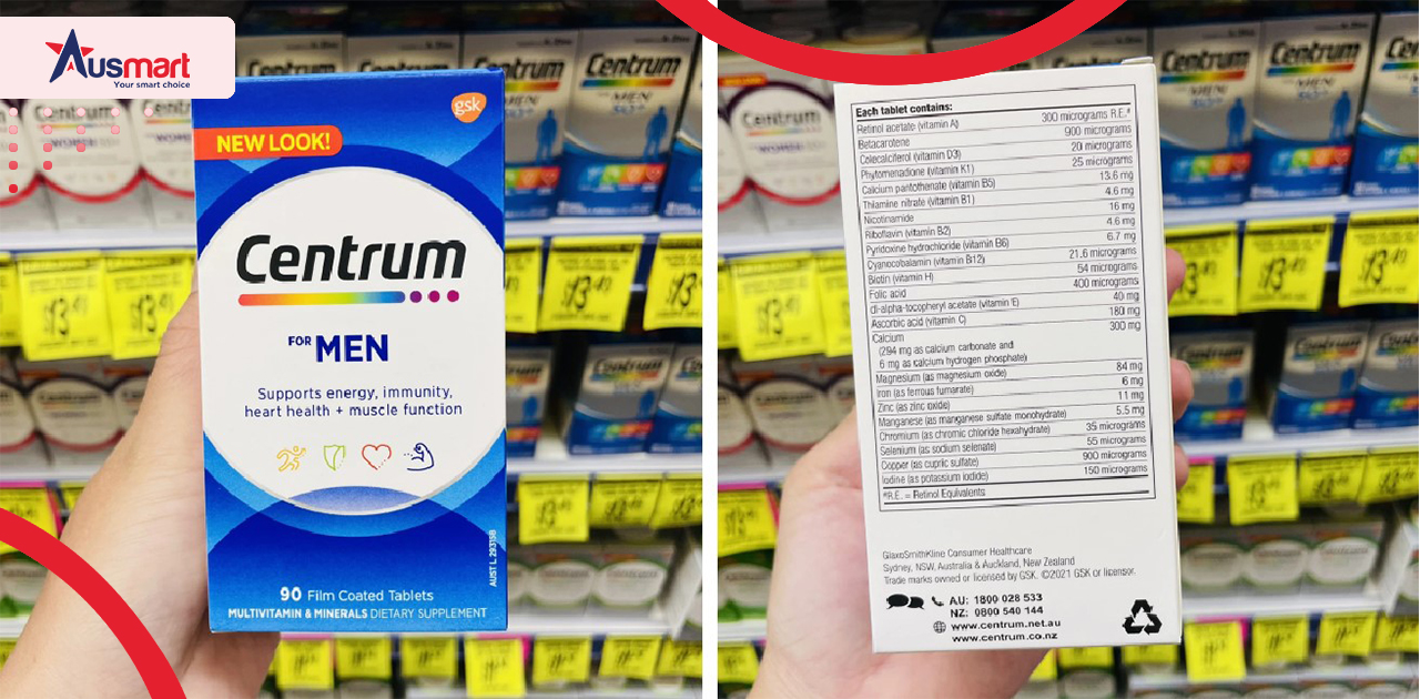 Đánh giá thành phần Centrum For Men