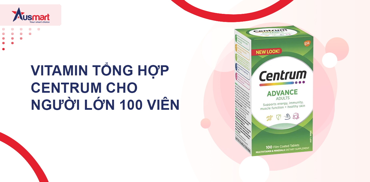 Vitamin tổng hợp Centrum cho người lớn 100 viên