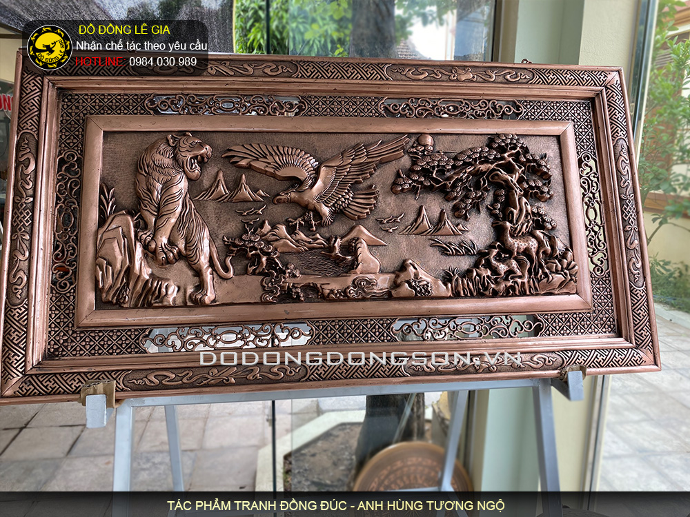 Vẻ đẹp của tranh đồng đúc Anh Hùng Tương Ngộ