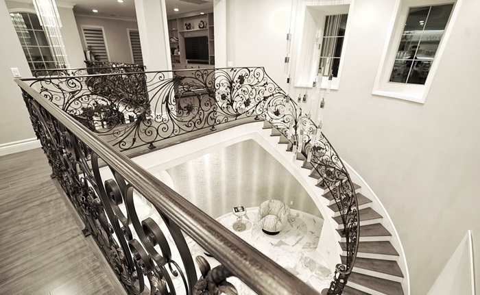 lan can sắt mỹ thuật