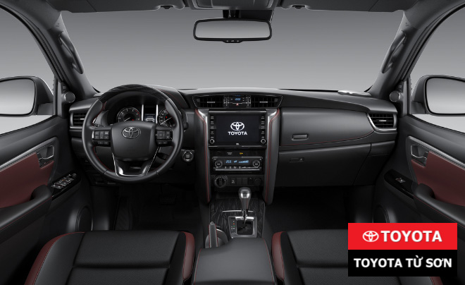 Thiết kế nội thất của Fortuner 2020