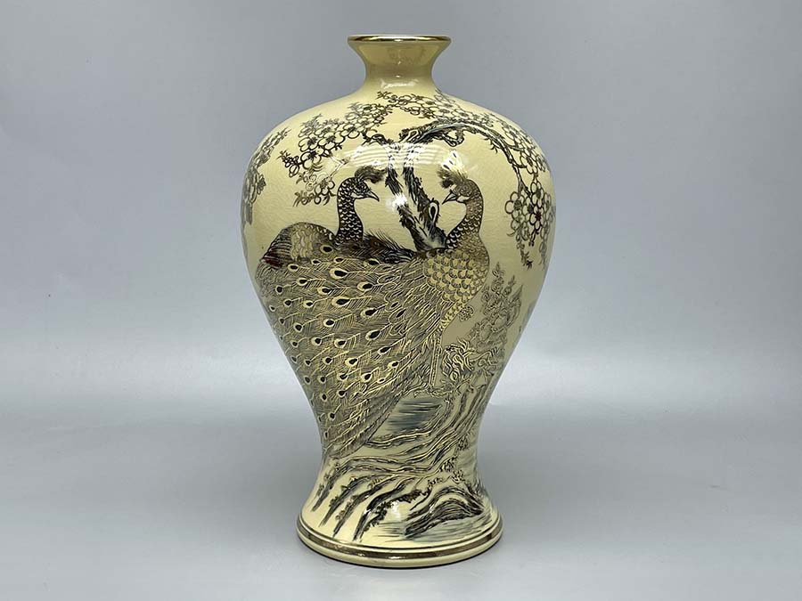 mai-binh-tich-loc-phu-the-vien-man-cao-38cm-gom-chu-dau-ve-vang-kim-1