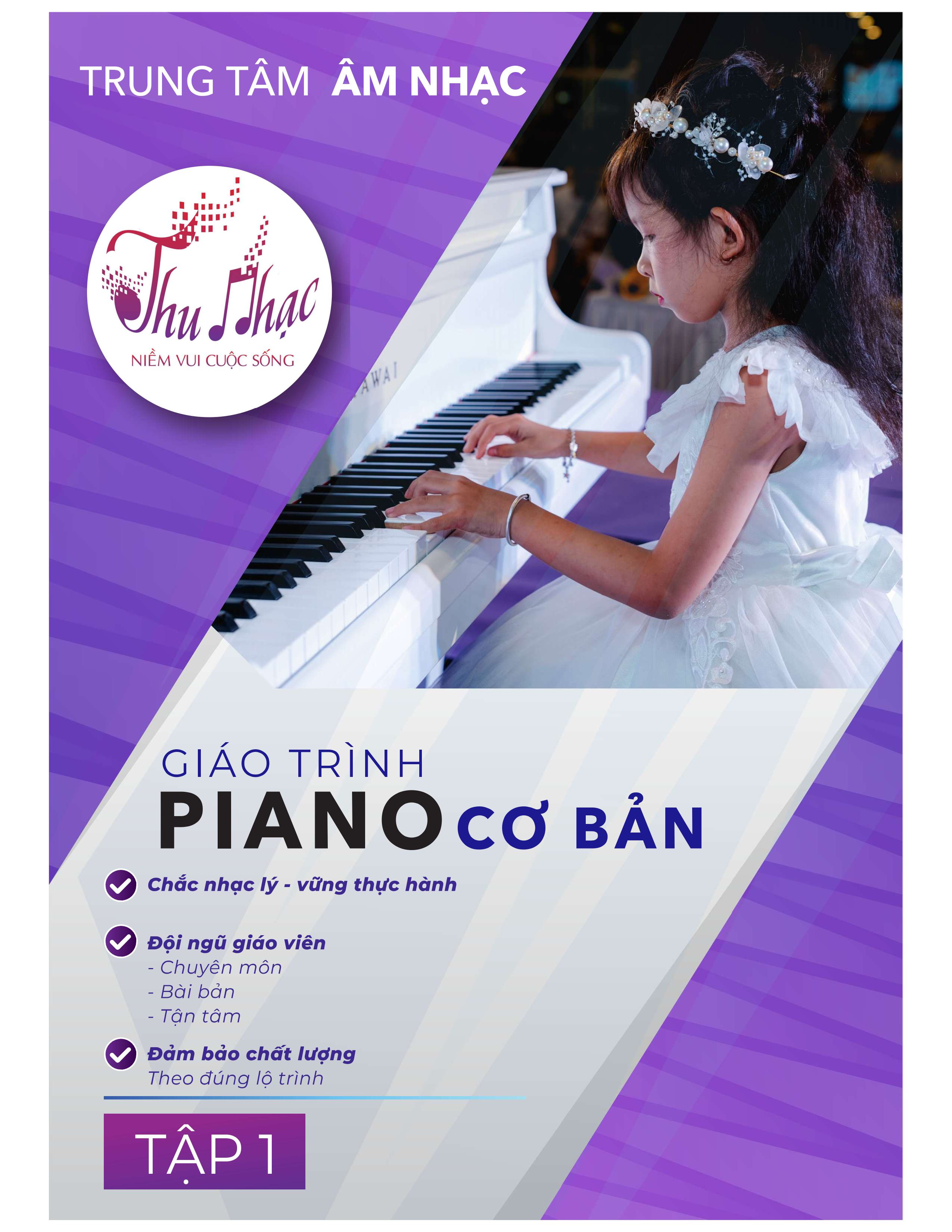 Giáo trình học piano cơ bản 1 - Thu Nhạc