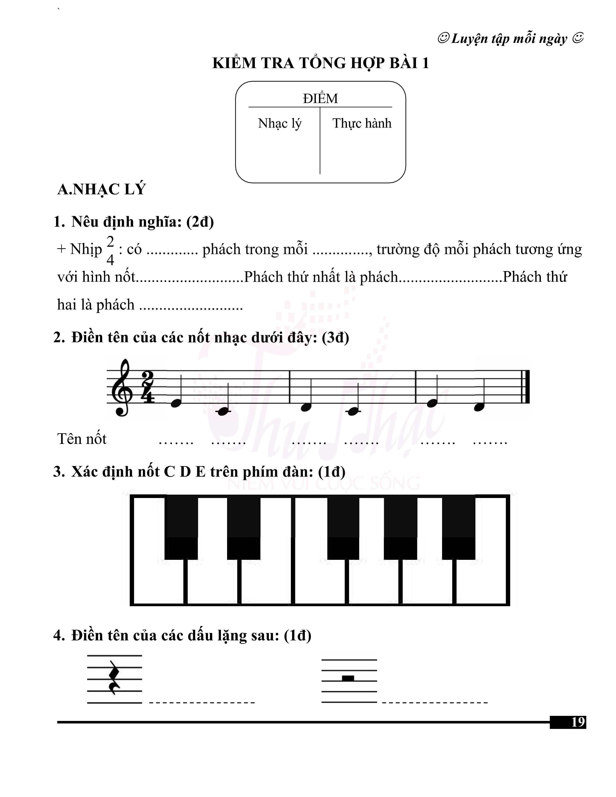 Tự học piano cơ bản cho người mới