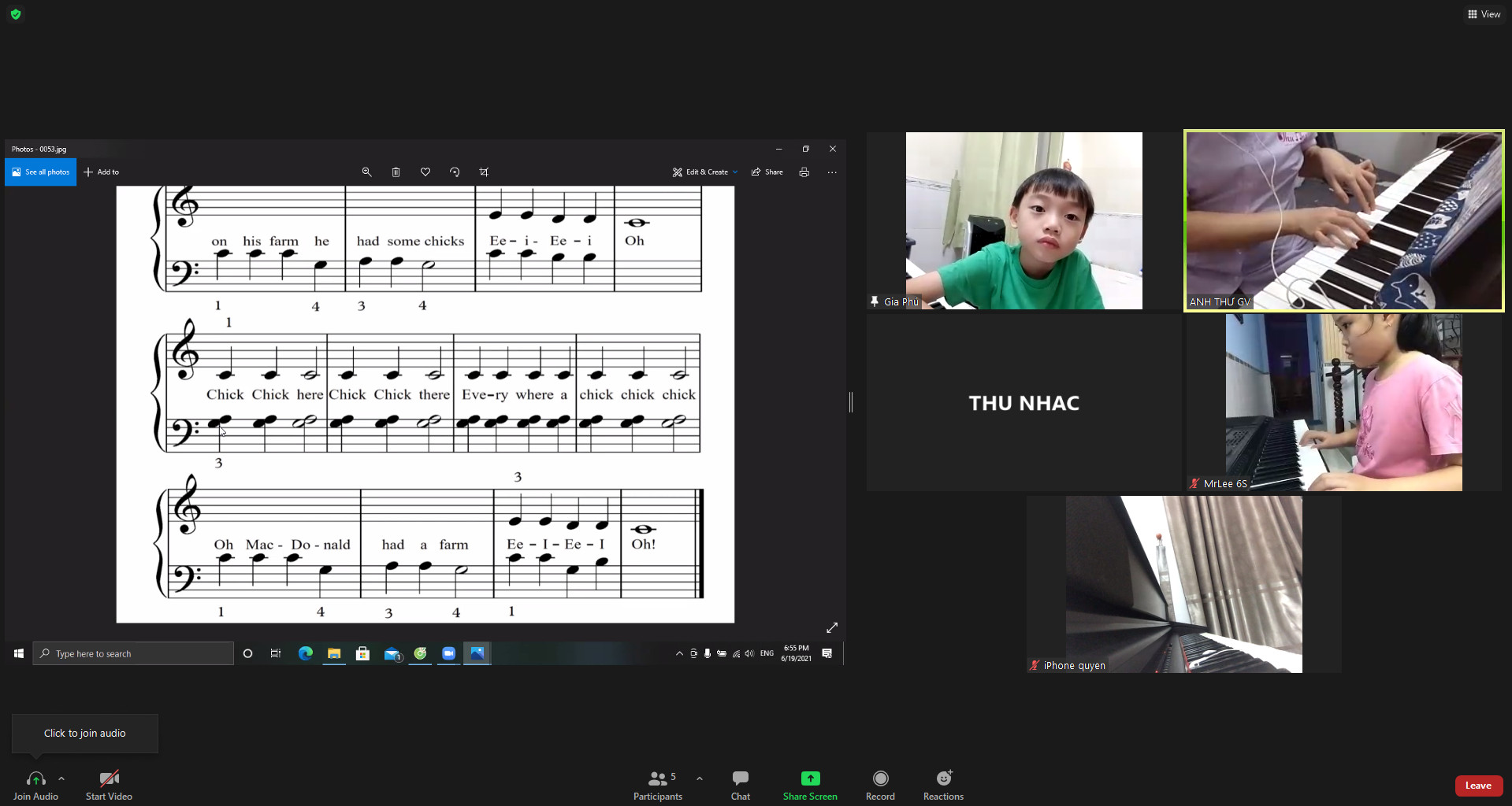 Học thử online Piano online miễn phí