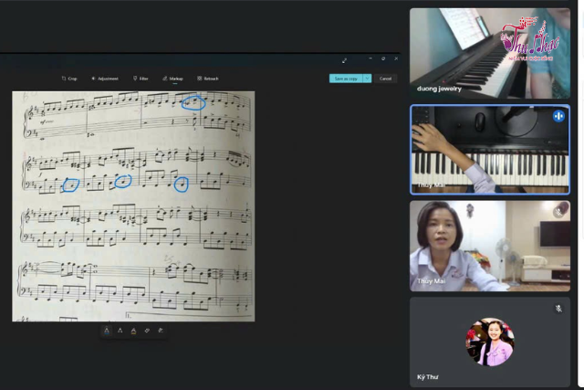 Học đàn organ online 1 kèm1