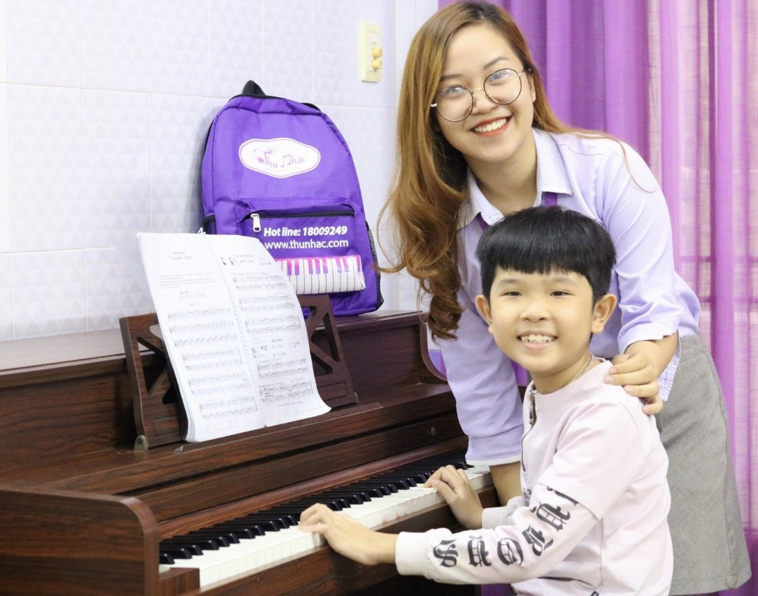 Học đàn Piano chất lượng tại Trung tâm âm nhạc Thu Nhạc