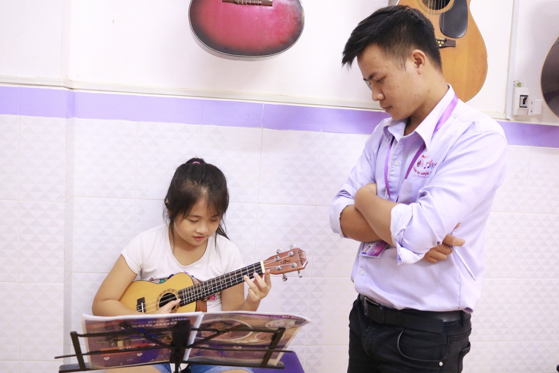 khóa học Ukulele 1 kèm 1 trực tuyến