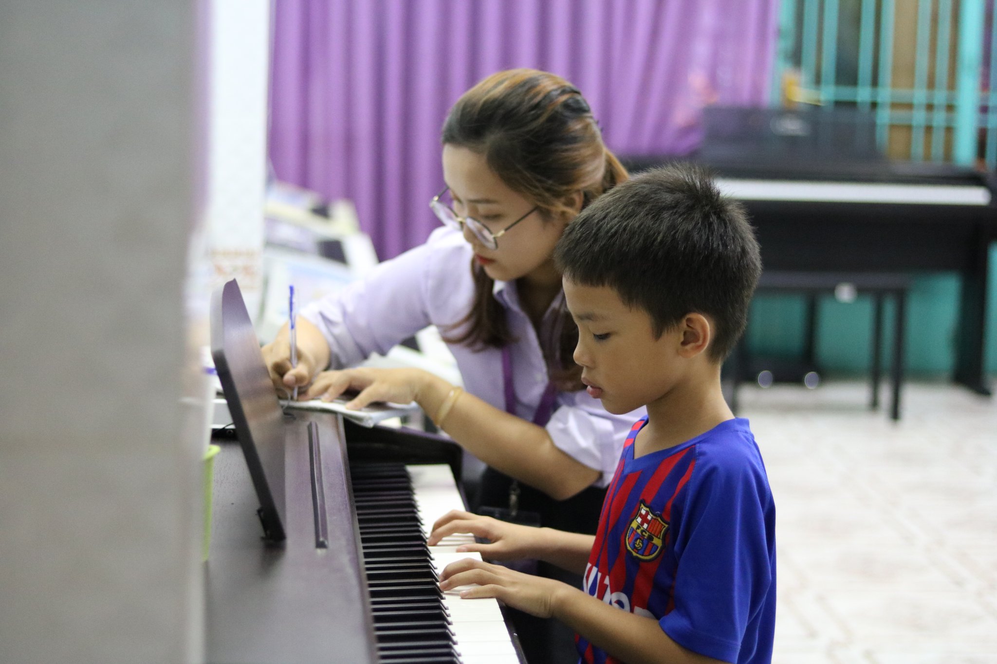 Khóa học đàn piano cho trẻ em tại quận Tân Phú