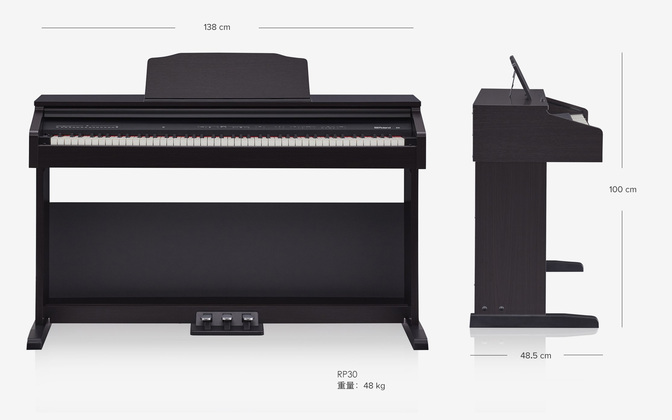 Đàn piano điện Roland RP-30 giá rẻ