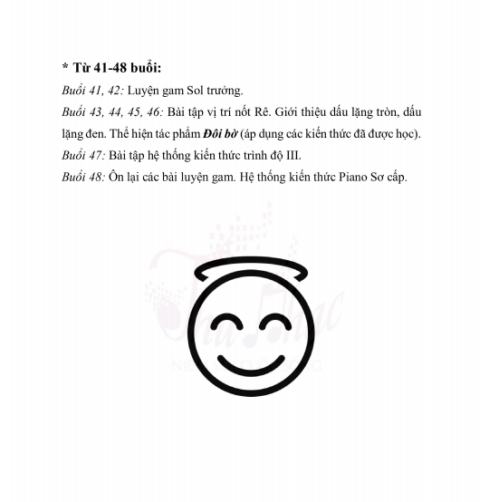 lộ trình học piano cơ bản