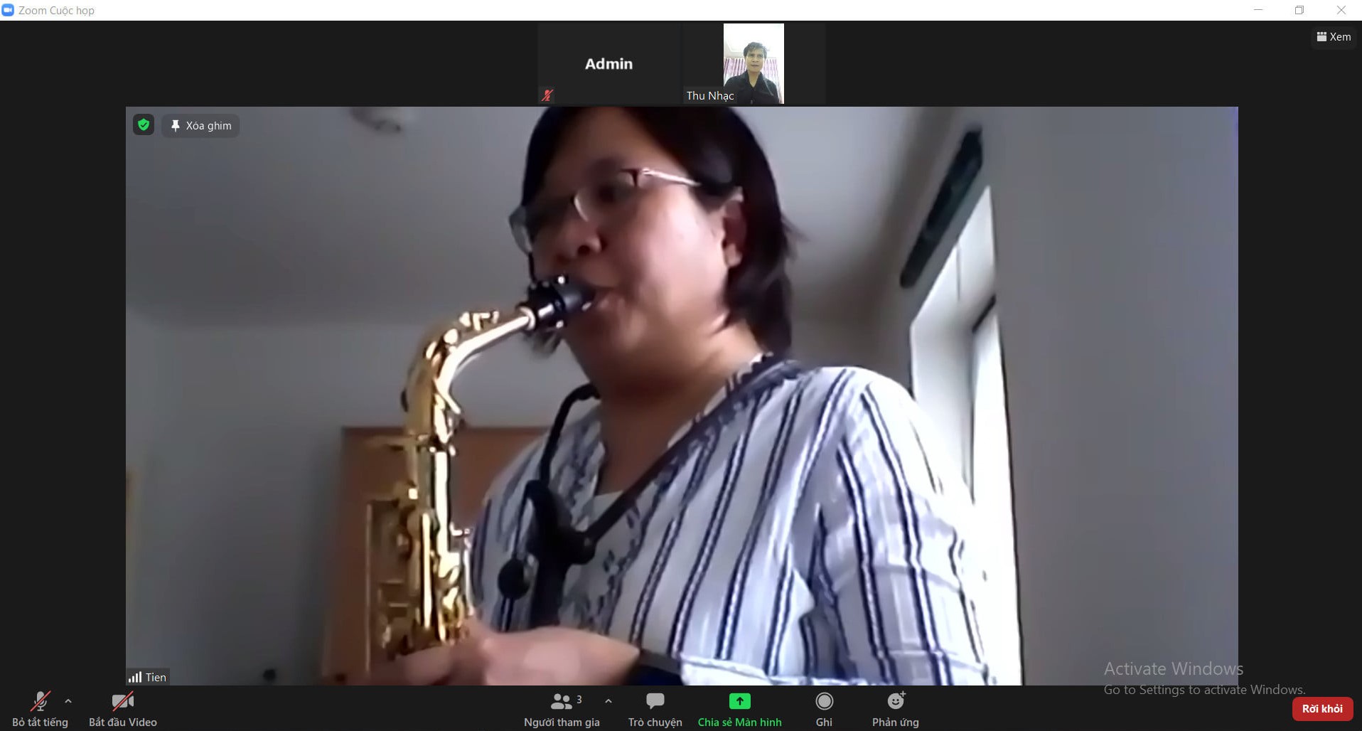 khóa học nhạc cụ saxophone online chất lượng giá rẻ