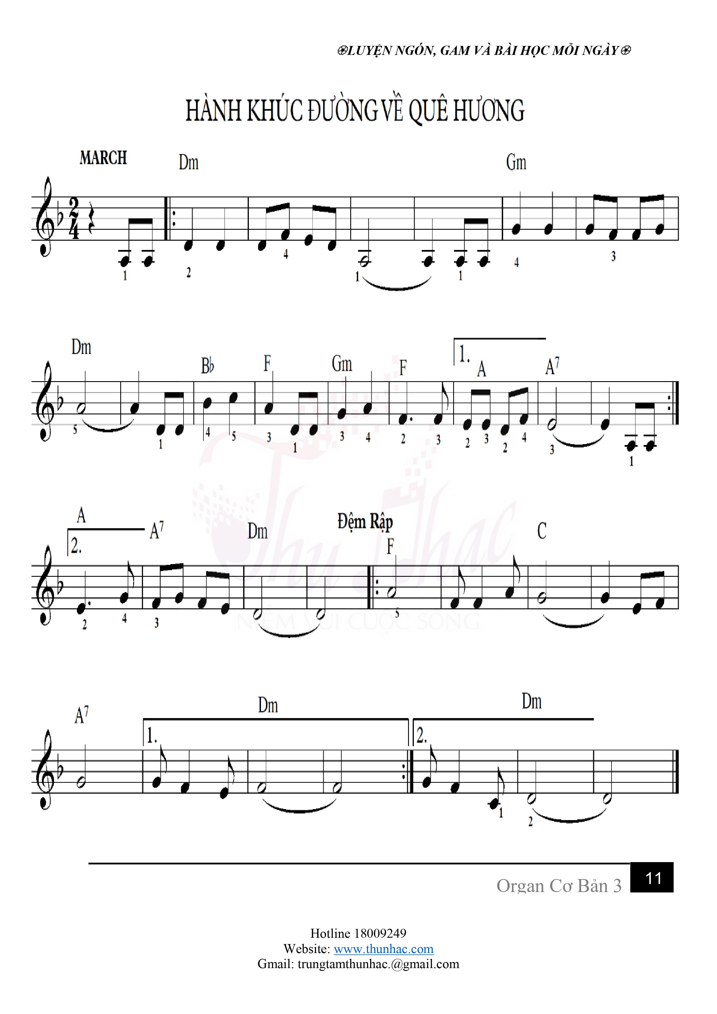 Tài liệu tự học đàn organ nâng cao tại nhà