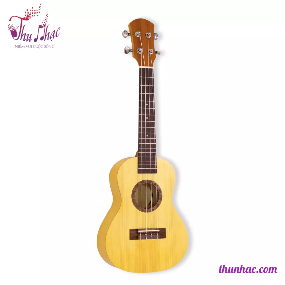 Đàn ukulele gỗ màu vàng chất lượng