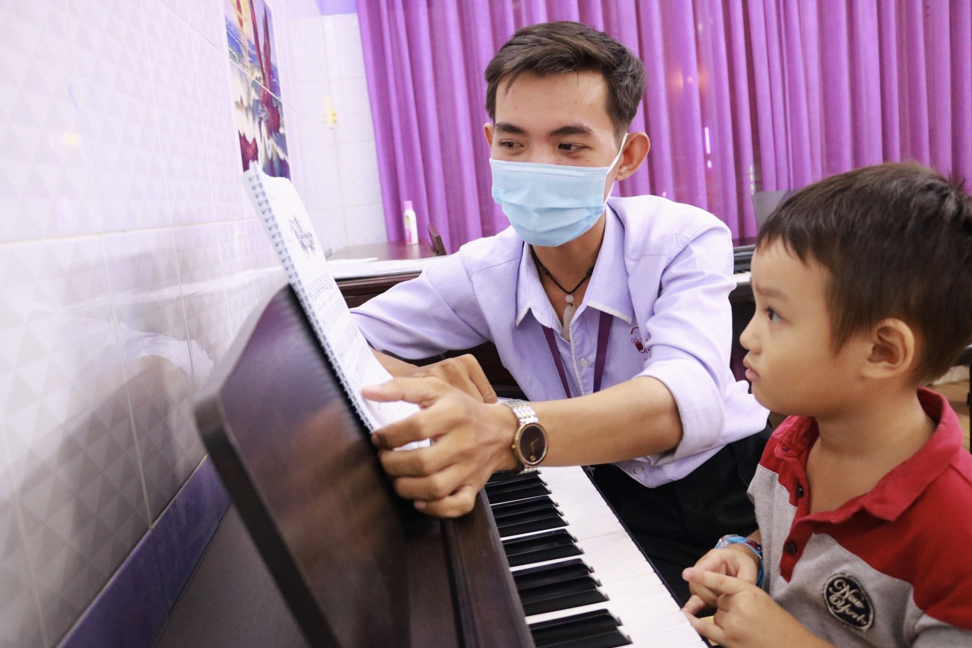 Lớp piano 1 kèm 1 tại Thu Nhạc quận Tân Phú TP.HCM