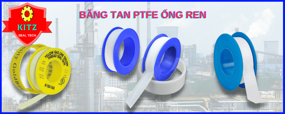 Băng tan chống thấm (còn được gọi là băng PTFE , băng Teflon, băng keo lụa, băng cao su non