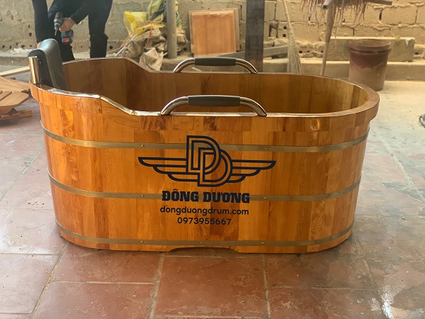 bồn tắm gỗ kiểu nhật pơmu