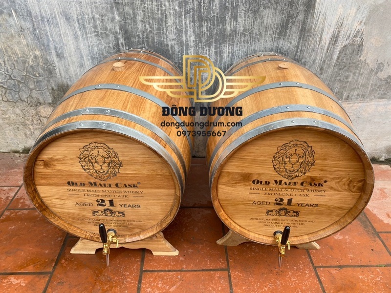 thùng gỗ sồi đựng rượu đẹp nhất