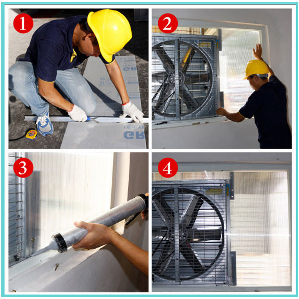 lắp quạt thông gió công nghiệp