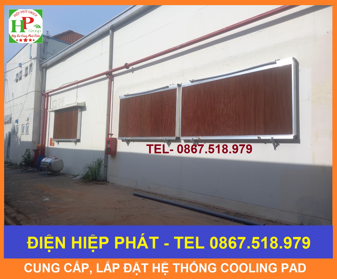 lắp đặt tấm làm mát cooling pad