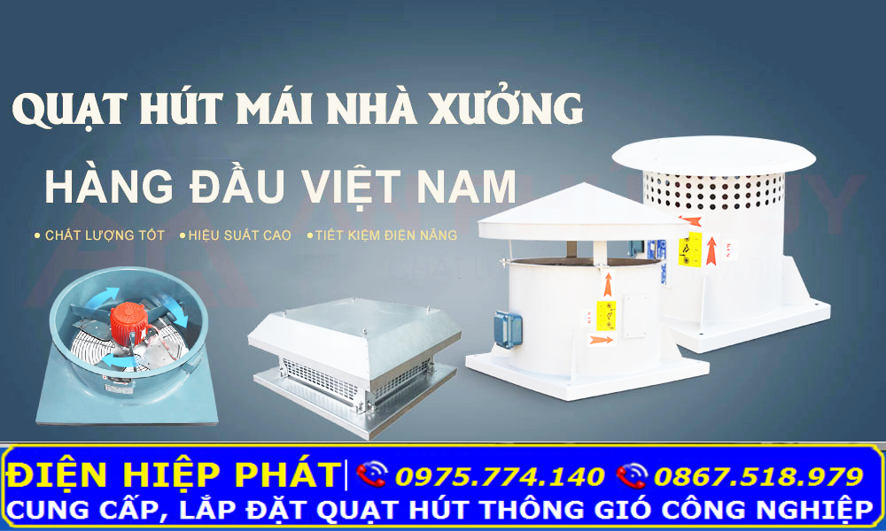 Quạt thông gió noc nhà xưởng