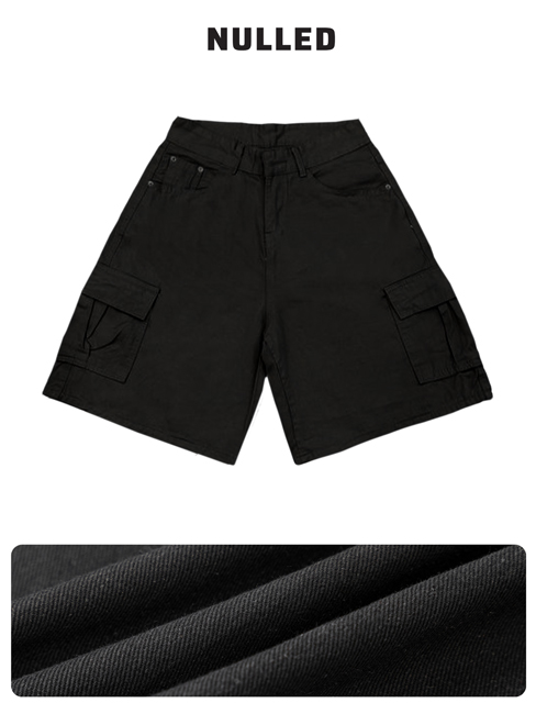 Quần short túi hộp kaki local brand NULLED