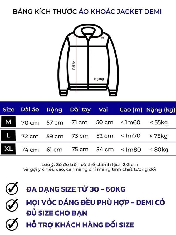 Áo khoác dù local brand giá rẻ DEMI