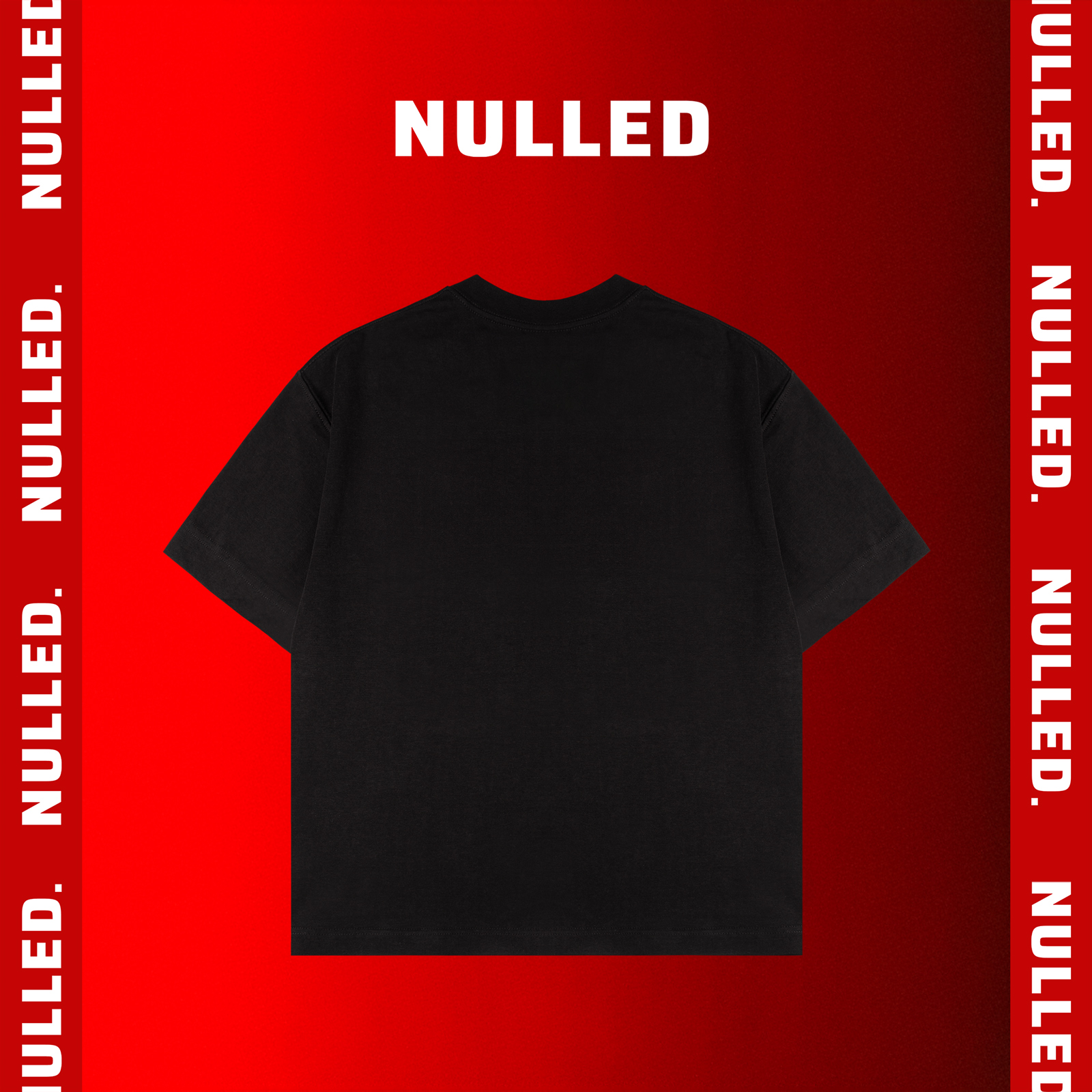 Áo phông đen basic NULLED Tee N-T24-D