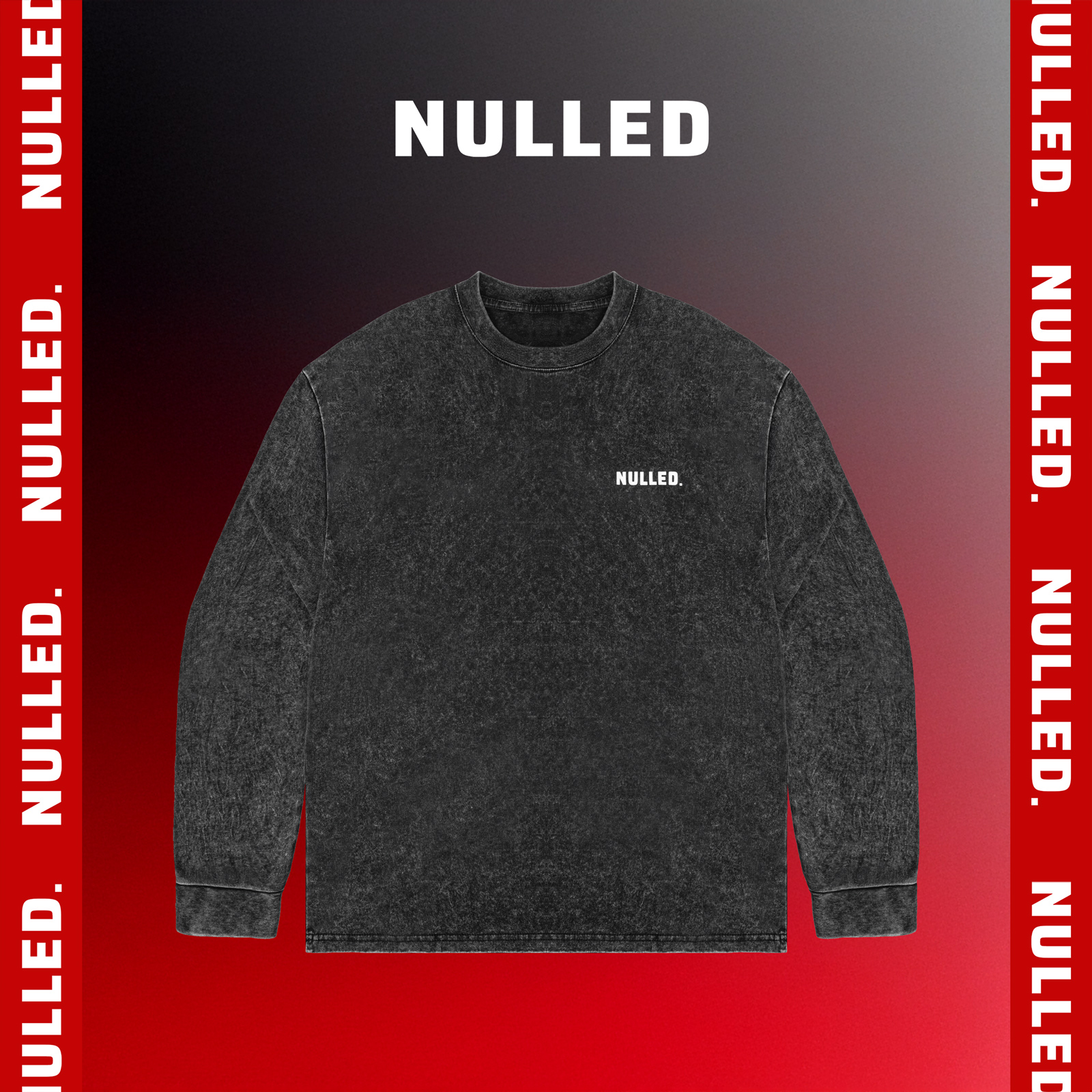 Áo phông loang màu tay dài NULLED Tee N-T27-D