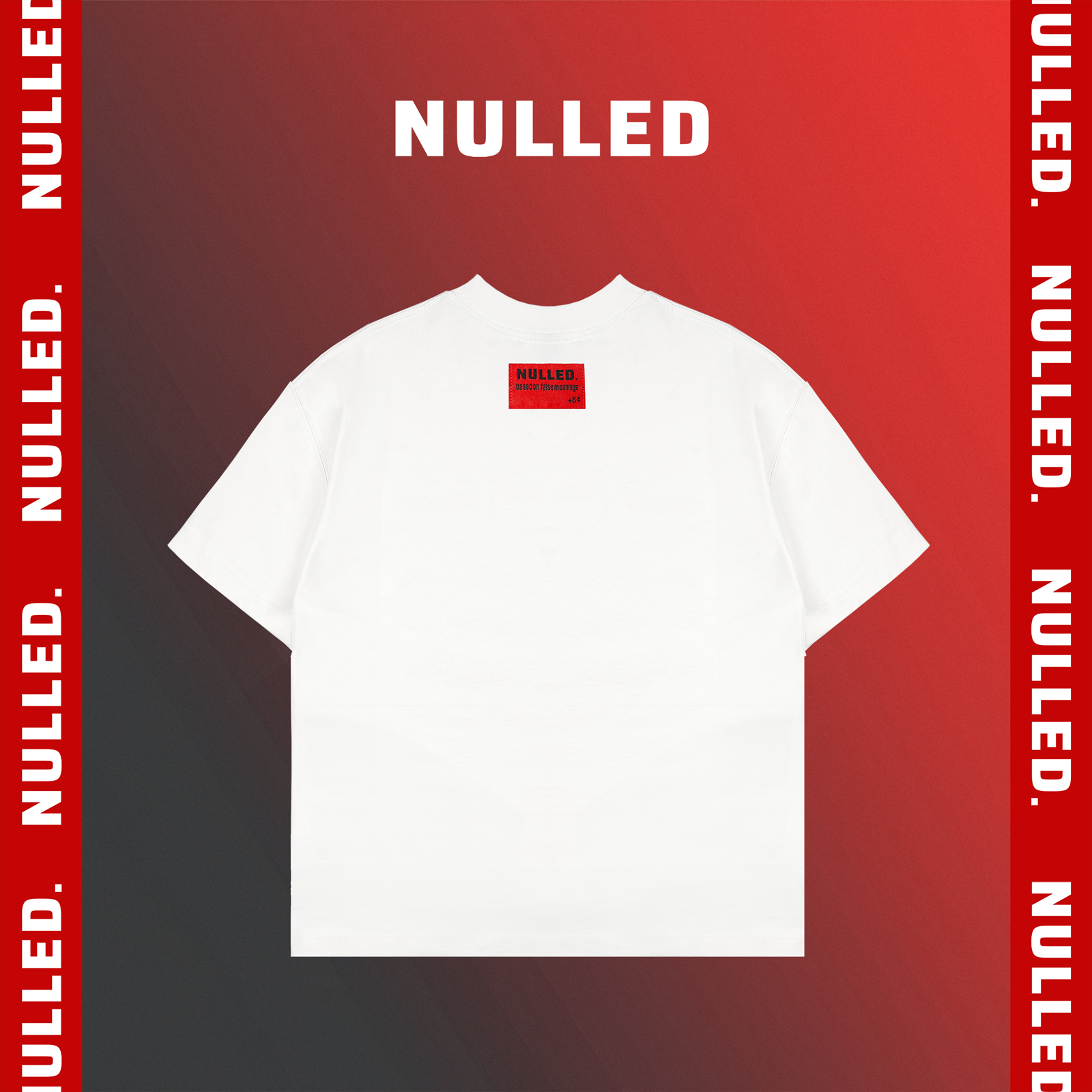 Áo phông trắng nam nữ NULLED