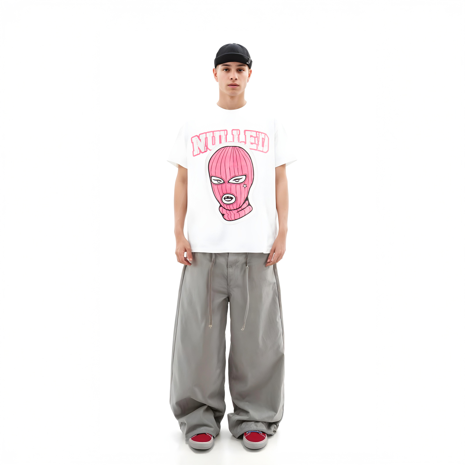 Áo thun in hình độc đáo NULLED Masked Tee N-T18-T