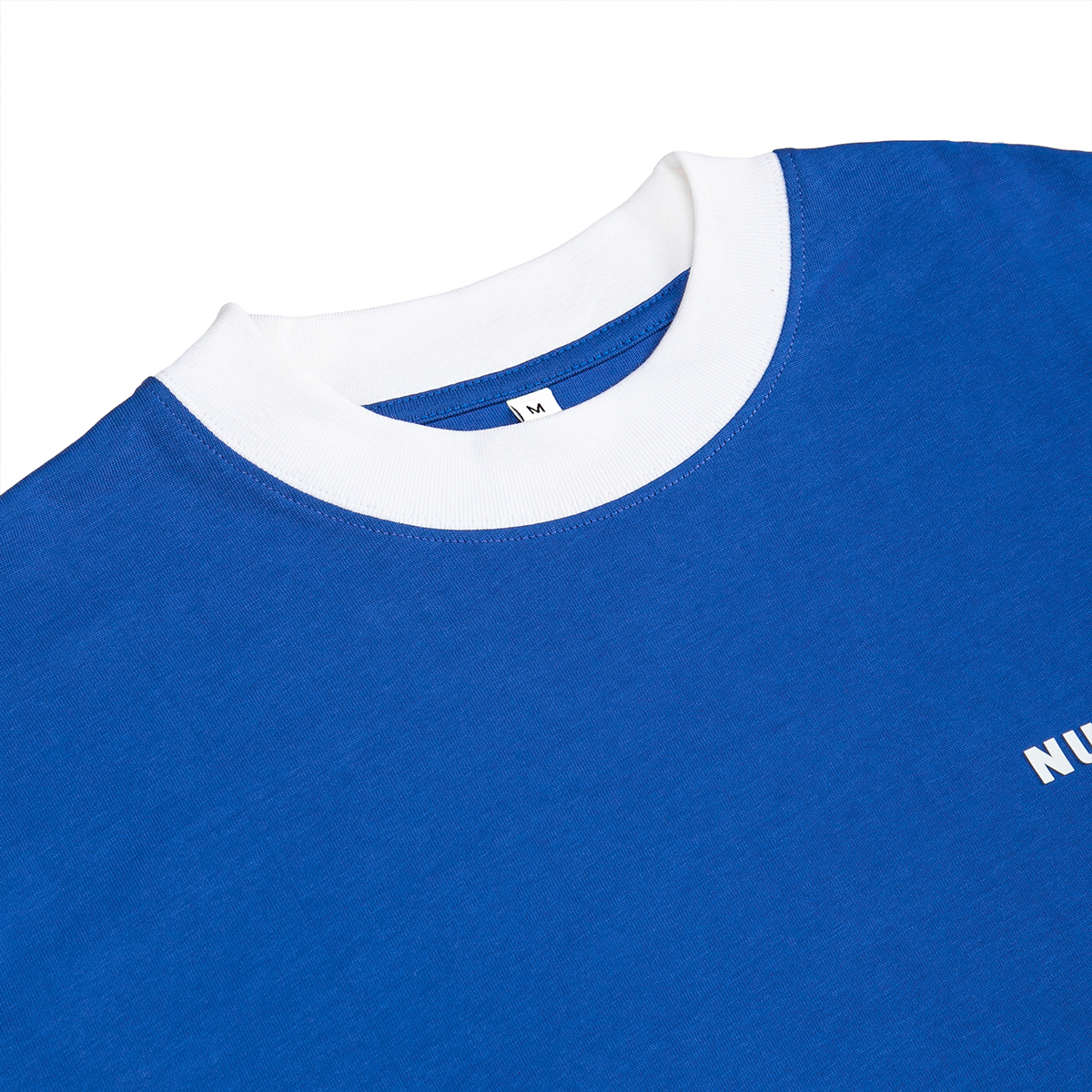 Áo thun xanh dương phối cổ NULLED N-T25-XAVT