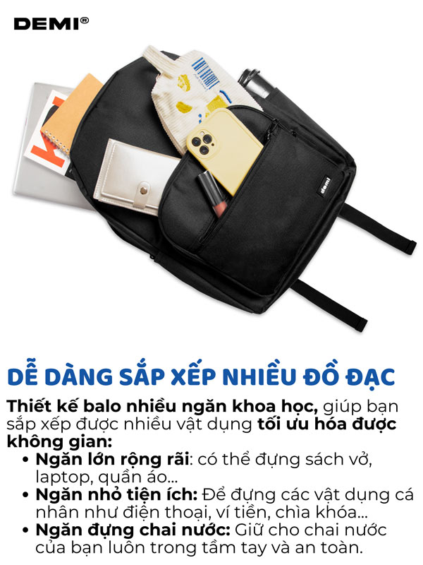 Balo đi học đẹp giá rẻ DE-P08