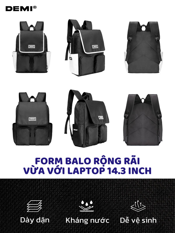 Balo local brand đi học DE-P06