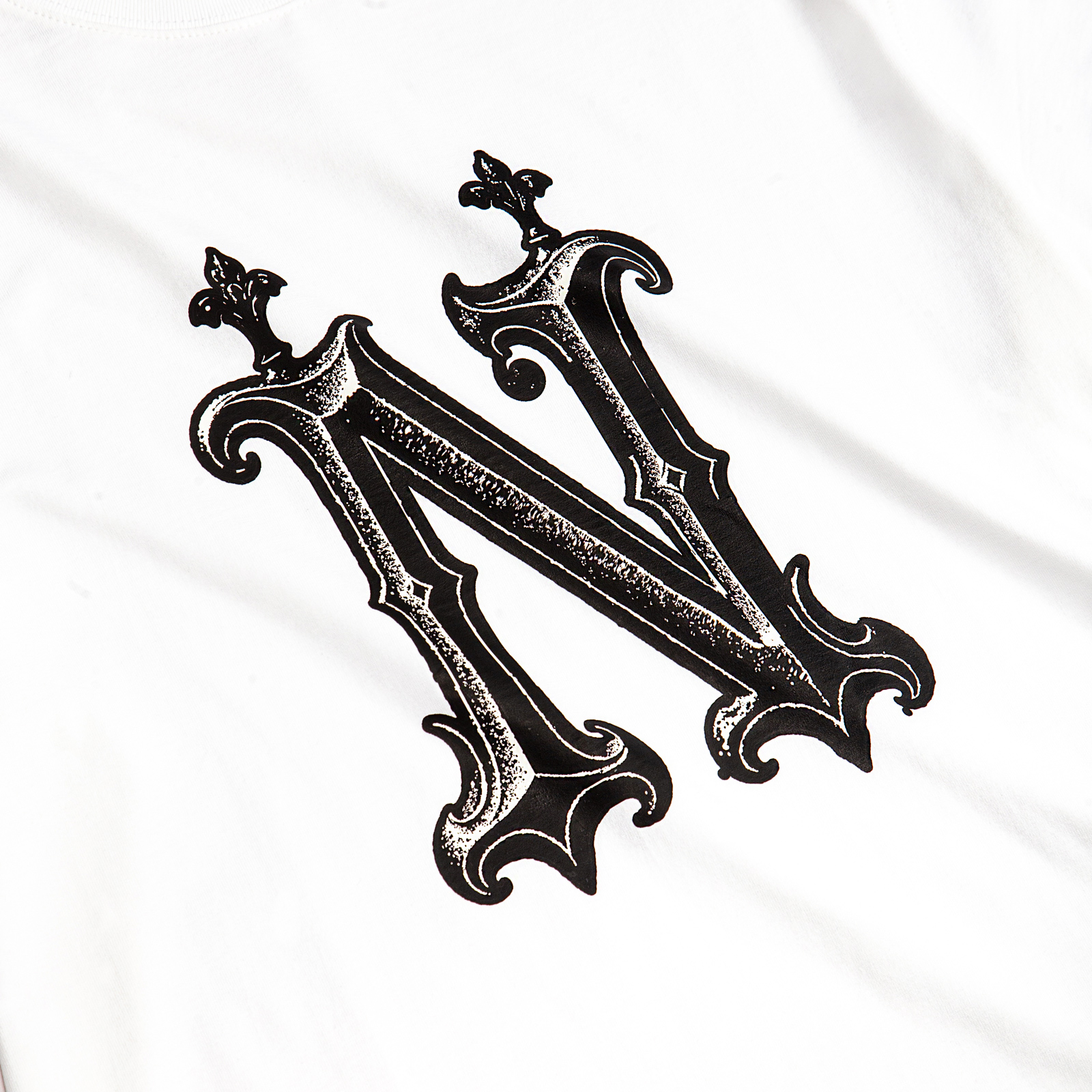 Áo thun unisex in chữ NULLED Royal Tee N-T17-T