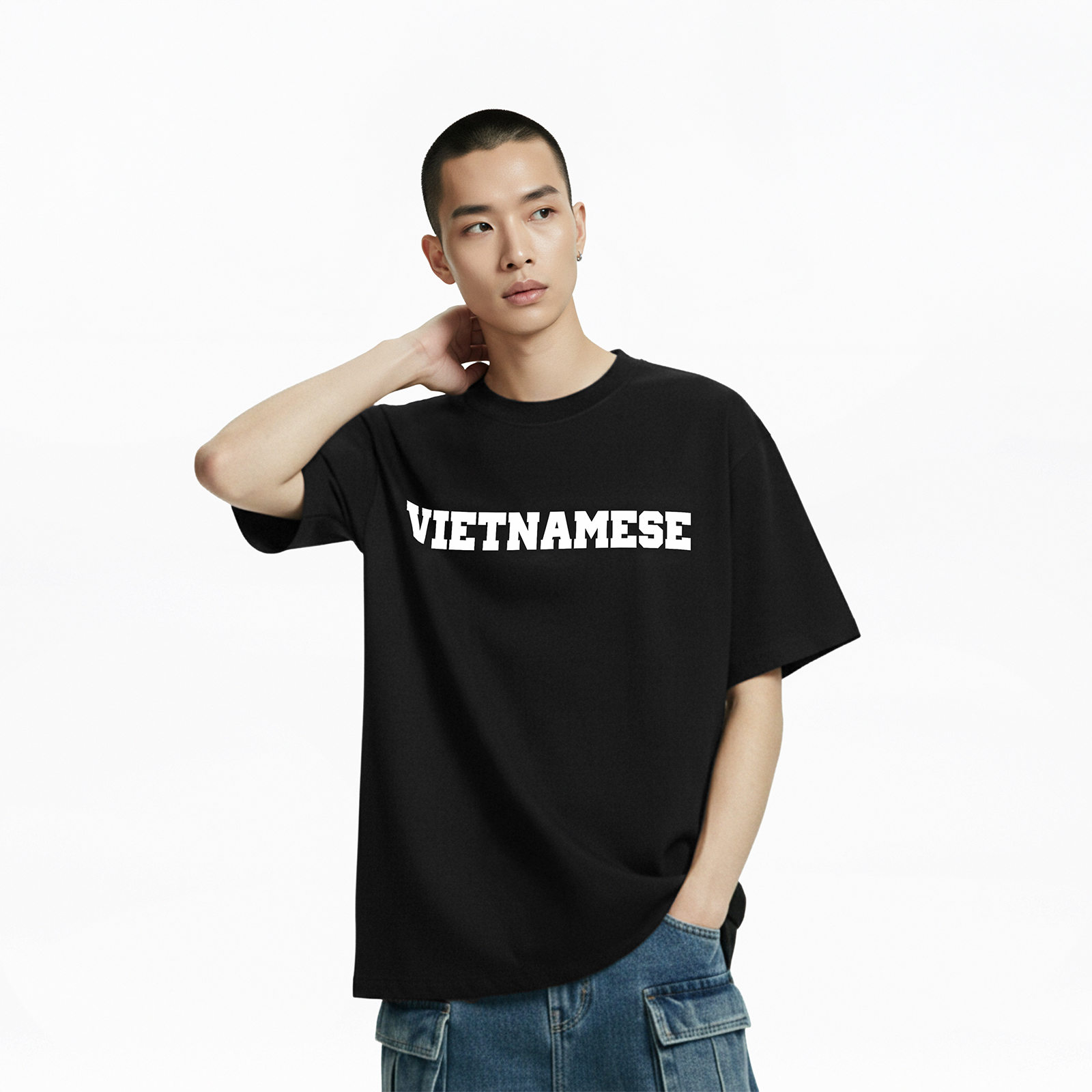 Áo thun tối giản NULLED Vietnamnese Tee N-T22-D