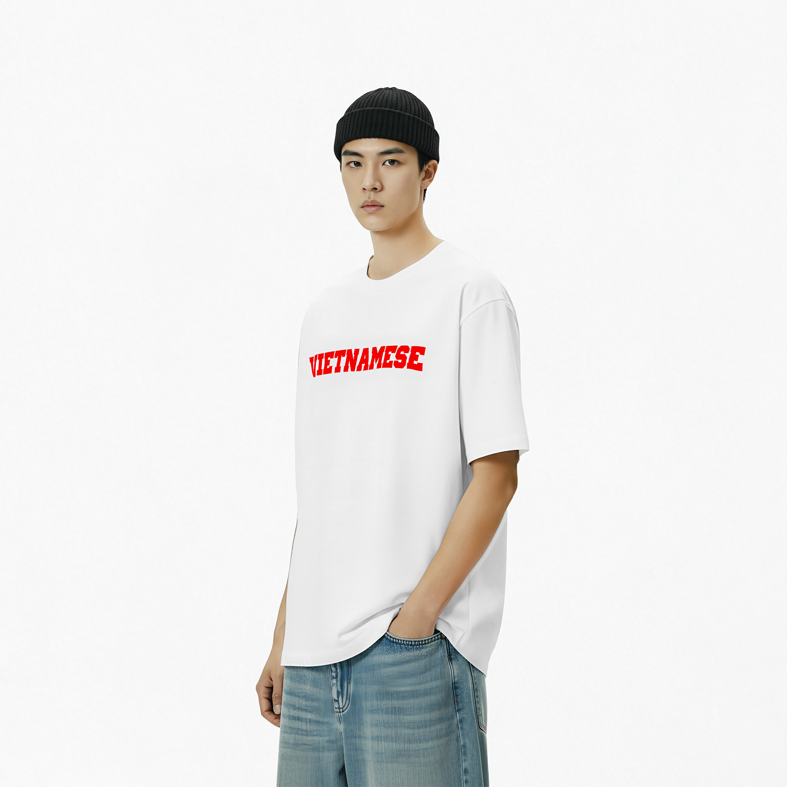 Áo thun tối giản NULLED Vietnamese Tee N-T22-T