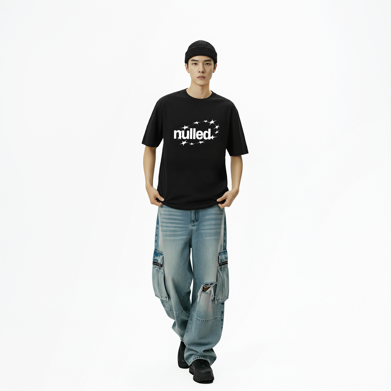 Áo thun ngôi sao NULLED 90s Tee N-T23-D