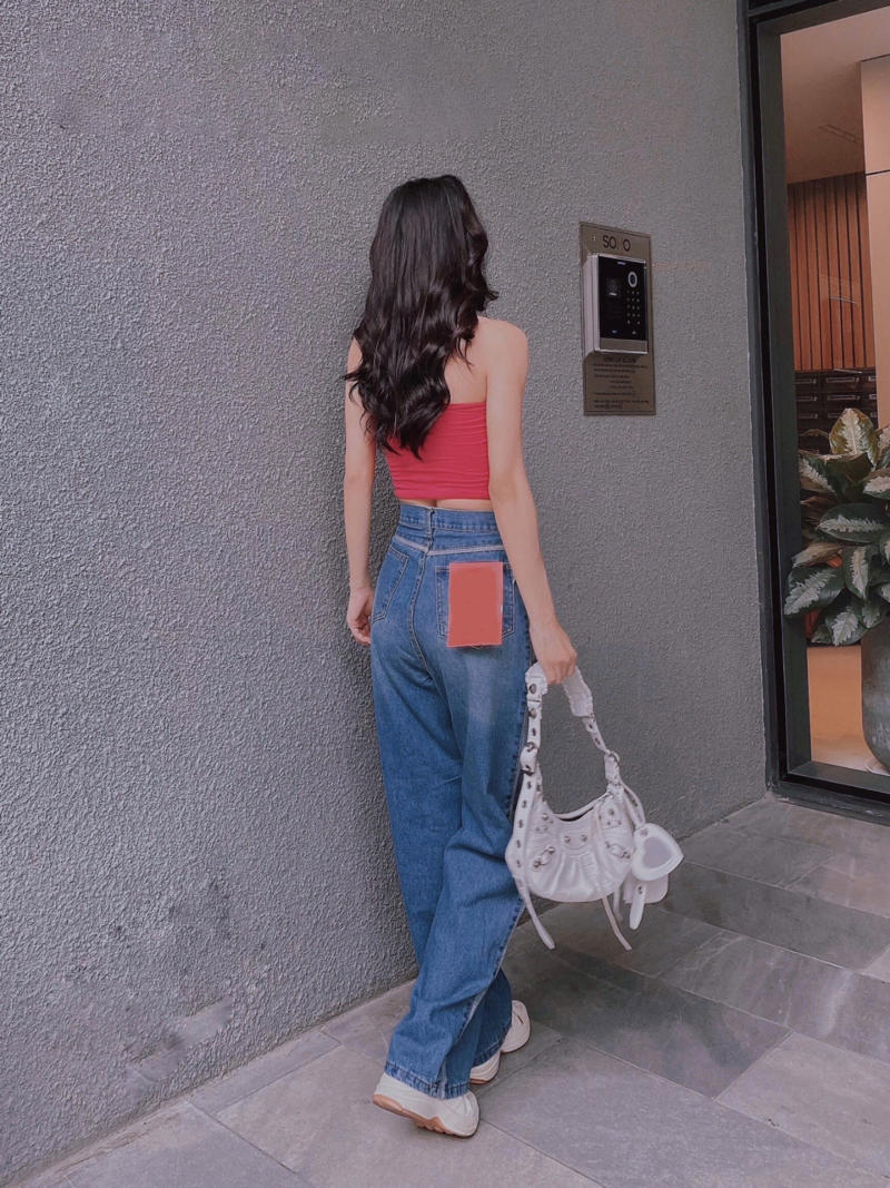 Quần jean local brand nữ DEMI