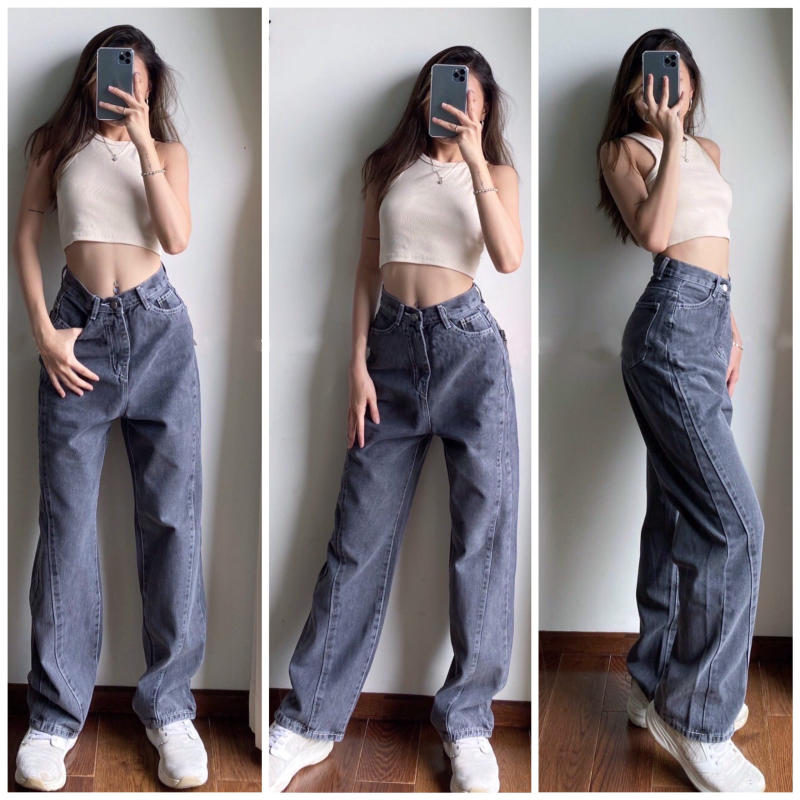 Quần jean local brand nữ DEMI