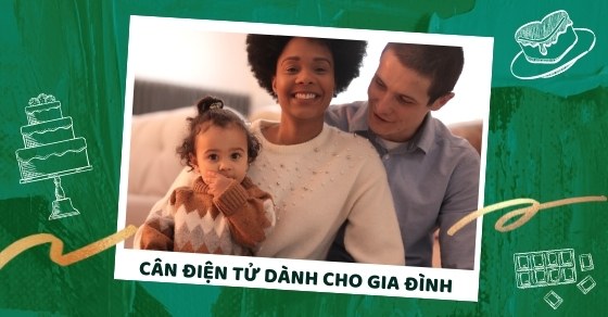cân điện tử nhà bếp gai đình