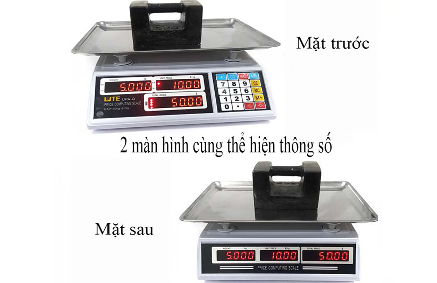 cân điện tử tính tiền ute upa