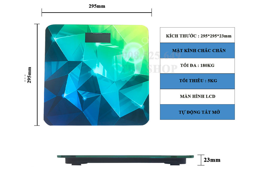 cân điện tử sức khỏe mặt kính cường lực